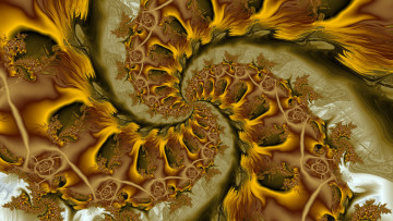 Картинка 3д+графика фракталы+ fractal цвета фон узор