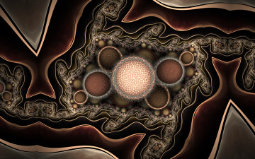 Картинка 3д+графика фракталы+ fractal цвета фон узор