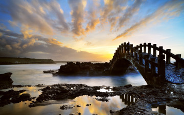 Картинка города -+мосты пейзаж залив мост