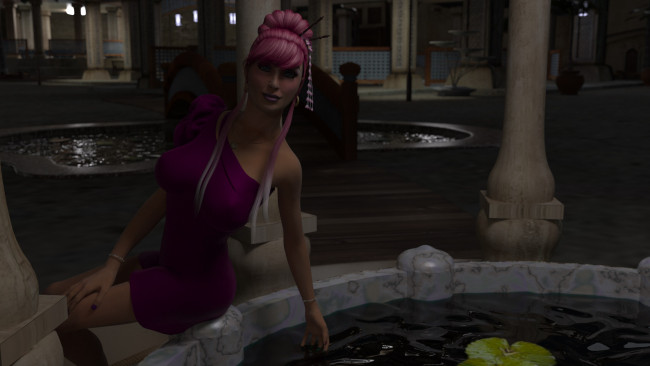 Обои картинки фото 3д графика, люди , people, фон, взгляд, девушка