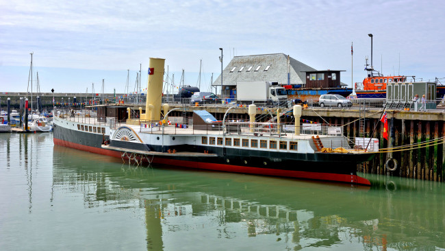 Обои картинки фото корабли, пароходы, пароход, колесный