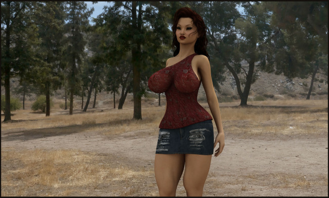 Обои картинки фото 3д графика, люди , people, девушка, взгляд, фон