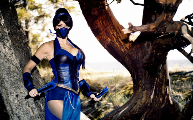 Обои картинки фото девушки, -unsort , креатив, мортал, комбат, mortal, combat, косплей, dayna baby lou