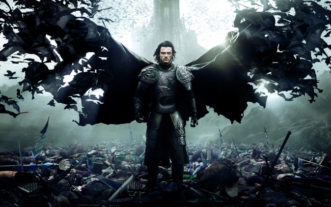 Обои картинки фото кино фильмы, dracula untold, legendary, pictures, year, luke, evans, film, war, 2014, movie, untold, dracula, horror, fantasy, action, drama, man, universal, warrior, vampire, tepes, graf, vlad