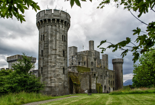 Обои картинки фото penrhyn castle, города, замки англии, замок, парк