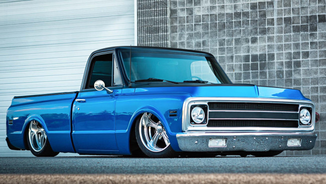 Обои картинки фото автомобили, custom pick-up, chevrolet