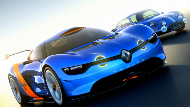 Обои картинки фото renault alpine a110-50 concept 2012, автомобили, renault, 2012, concept, a110-50, alpine