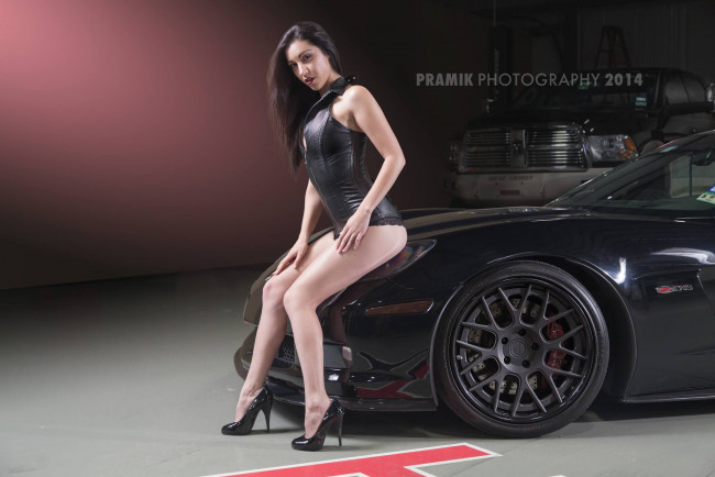 Обои картинки фото автомобили, -авто с девушками, car, babe