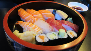 Картинка еда рыба +морепродукты +суши +роллы деликатесы