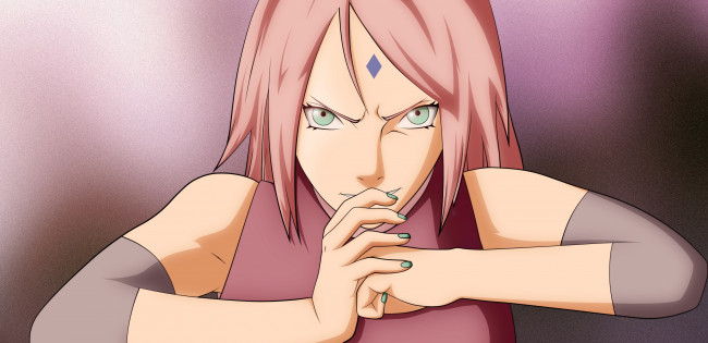 Обои картинки фото аниме, naruto, сакура