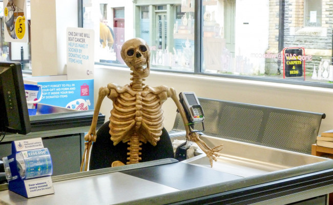 Обои картинки фото юмор и приколы, скелет