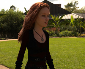 Картинка 3д+графика люди+ people фон взгляд девушка