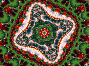 Картинка 3д+графика фракталы+ fractal цвет фон узор