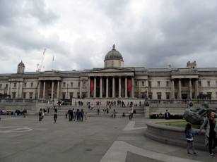 Картинка national+art+gallery trafalgar+square города лондон+ великобритания trafalgar square national art gallery