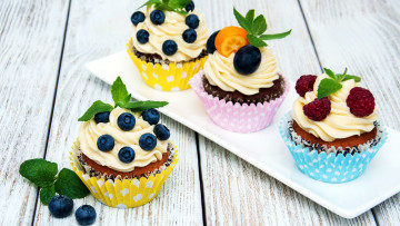 Картинка еда пирожные +кексы +печенье кексы