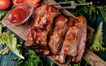 Картинка еда мясные+блюда кусок запеченного мяса