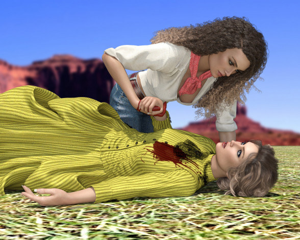 Обои картинки фото 3д графика, люди , people, фон, девушка, взгляд