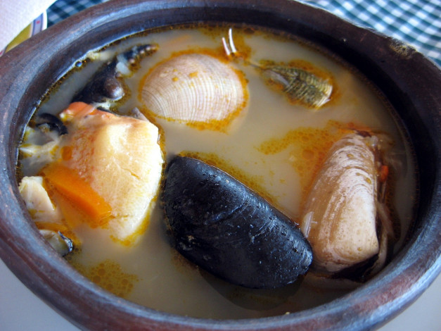 Обои картинки фото еда, первые блюда, суп, рыбный