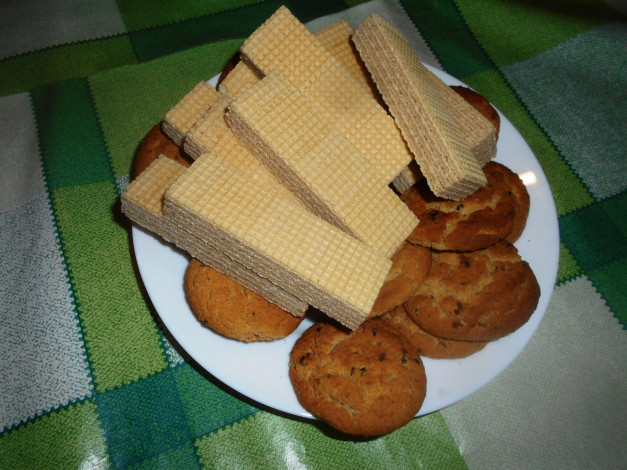 Обои картинки фото еда, пирожные,  кексы,  печенье, печенье, вафли