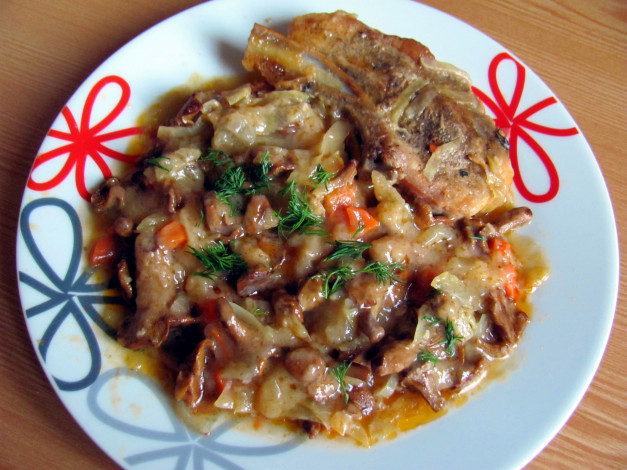 Обои картинки фото еда, вторые блюда, мясо, овощи, рагу