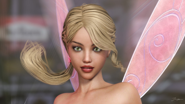 Обои картинки фото 3д графика, эльфы , elves, фон, взгляд, девушка