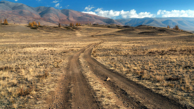 Обои картинки фото природа, дороги, песок, дорога, горы