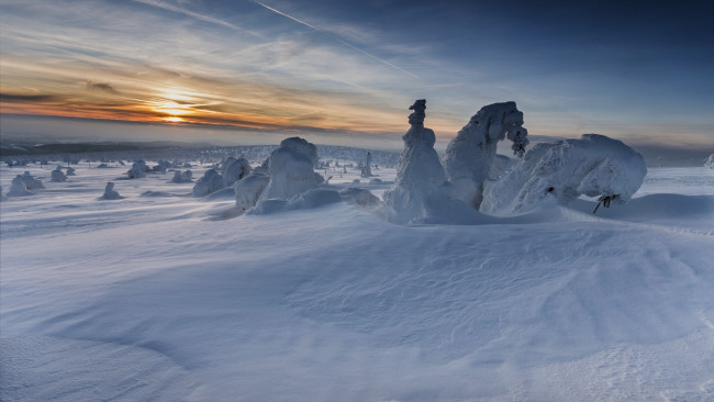 Обои картинки фото природа, зима, сугробы, снег