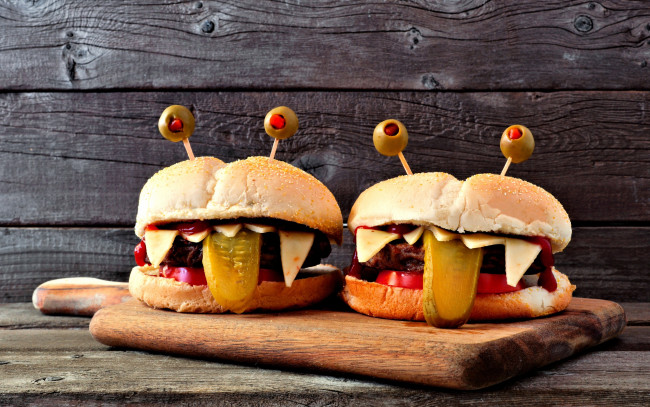 Обои картинки фото еда, бутерброды,  гамбургеры,  канапе, гамбургеры