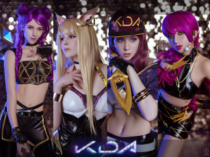 Картинка девушки -+креатив +косплей костюмы kda