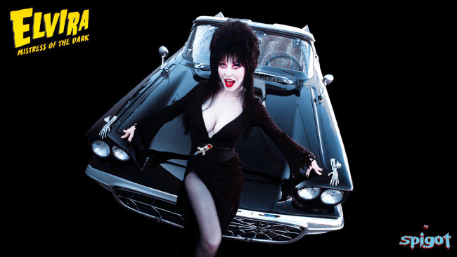 Обои картинки фото кино фильмы, elvira,  mistress of the dark, эльвира, машина