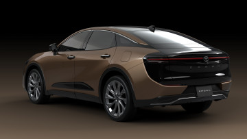 Картинка автомобили toyota crown crossover g 2022 тойота вид сзади краун кроссовер