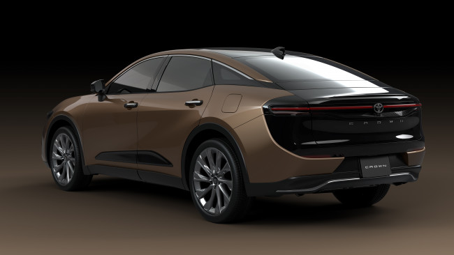 Обои картинки фото автомобили, toyota, crown, crossover, g, 2022, тойота, вид, сзади, краун, кроссовер