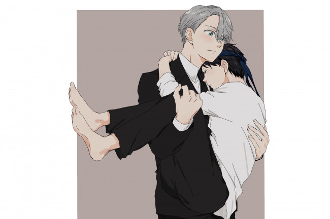 Обои картинки фото аниме, yuri on ice, yuri, on, ice