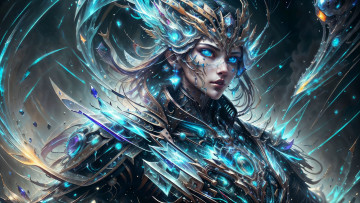 Картинка фэнтези роботы +киборги +механизмы нейросети графика нейроарт ai art нейронные сети рисунки нейро искусство