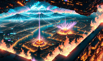 Картинка фэнтези иные+миры +иные+времена нейросети графика нейроарт ai art нейронные сети рисунки нейро искусство