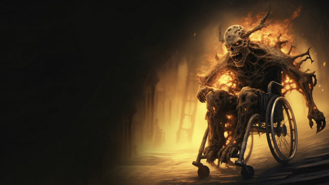 Обои картинки фото фэнтези, нежить, нейросети, графика, нейроарт, ai, art, нейронные, сети, рисунки, нейро, искусство