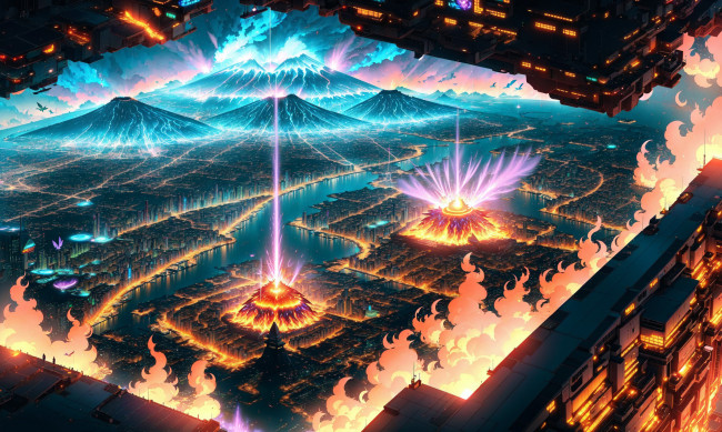 Обои картинки фото фэнтези, иные миры,  иные времена, нейросети, графика, нейроарт, ai, art, нейронные, сети, рисунки, нейро, искусство