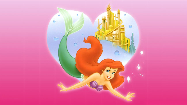 Обои картинки фото мультфильмы, the little mermaid, the, little, mermaid