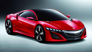 обоя автомобили, acura, красный