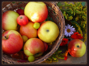 Картинка еда Яблоки