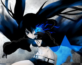 Картинка аниме black rock shooter