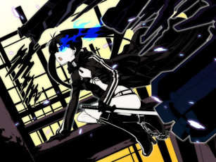 Картинка аниме black rock shooter