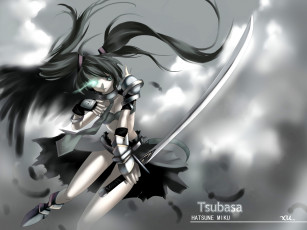 Картинка аниме black rock shooter