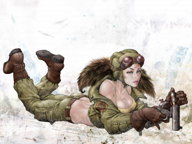 Обои картинки фото рисованные, люди