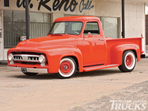 Картинка 1953 ford f100 автомобили custom pick up