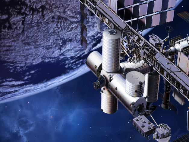 Обои картинки фото космос, космические, корабли, станции