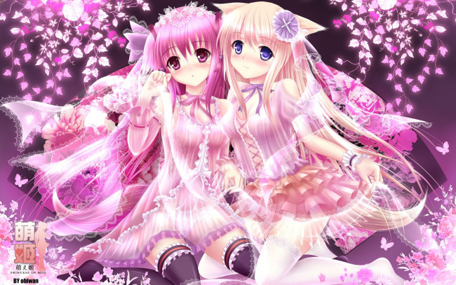 Обои картинки фото аниме, animals