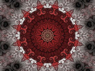 Картинка 3д графика fractal фракталы узор фрактал