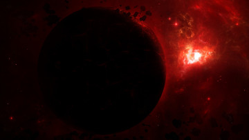 Картинка космос арт планета взрыв