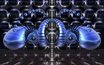 Картинка 3д графика fractal фракталы абстракция